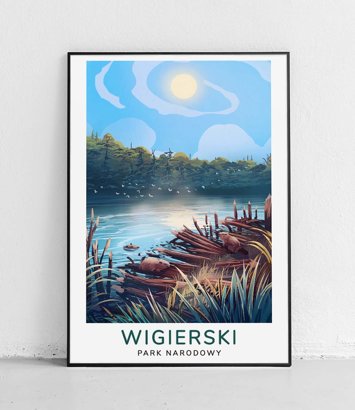 Wigry National Park - poster - modern