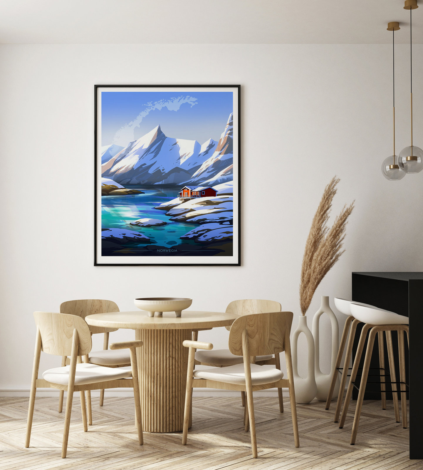 Norway - poster 61 x 91 cm \ Fine Art | Bestsellers Geography \ World ...