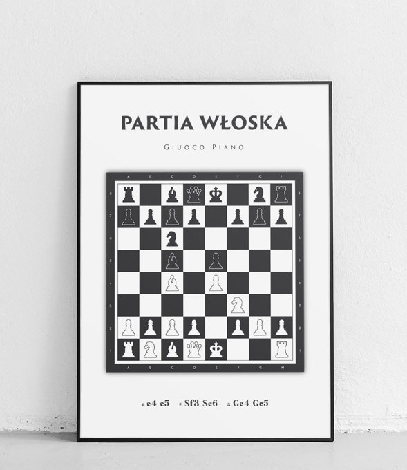 Italian Game Downloadable Chess Print Chess Opening Poster 