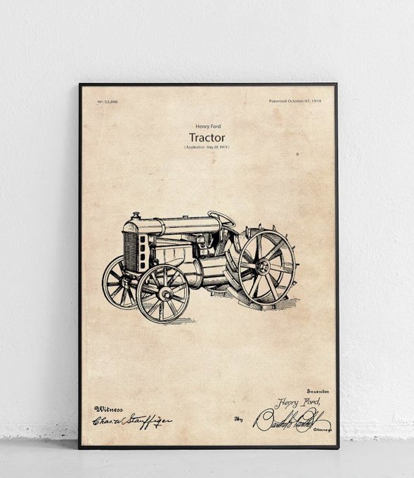 Tractor - poster