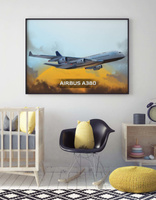 Airbus A380 - plakat