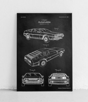 Delorean - plakat