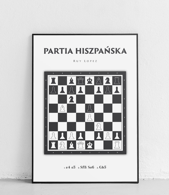 Partia hiszpańska - plakat