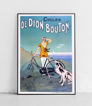 Cycles de Dion Bouton - plakat