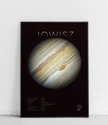 Jowisz - Planety Układu Słonecznego v2 - plakat