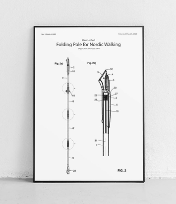 Kijki do nordic walking - plakat