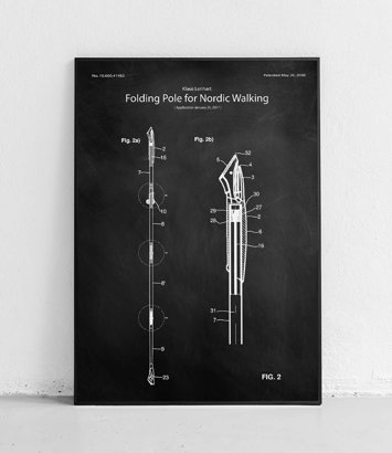 Kijki do nordic walking - plakat