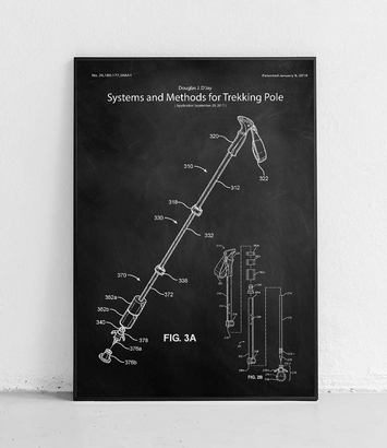 Kijki trekkingowe - plakat