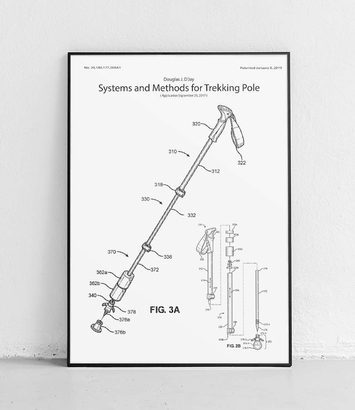 Kijki trekkingowe - plakat