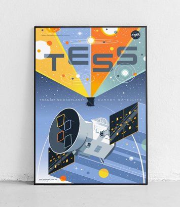Kosmiczny Teleskop TESS - plakat