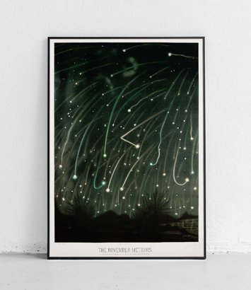 Listopadowe meteory - plakat