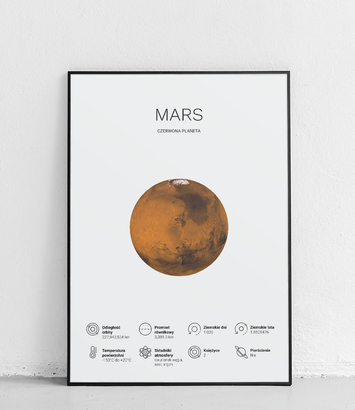 Mars 2 - Planety Układu Słonecznego - plakat