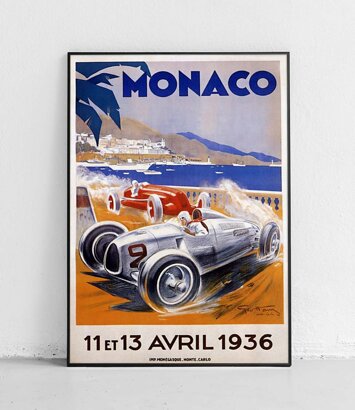 Monaco 1936 - plakat