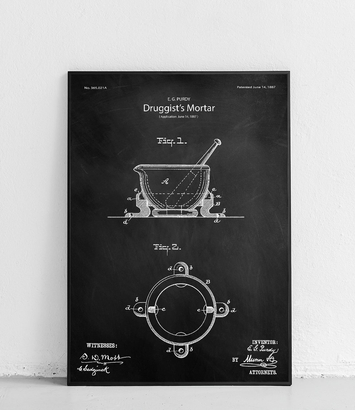 Możdzierz apteczna - plakat