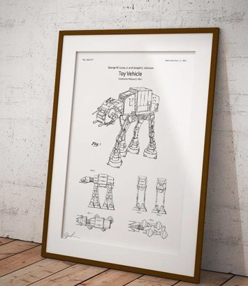 Star Wars AT-AT - plakat