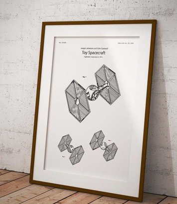 Star Wars Tie Fighter - plakat