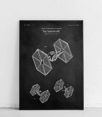 Star Wars Tie Fighter - plakat