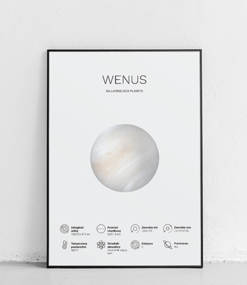 Wenus 2 - Planety Układu Słonecznego - plakat