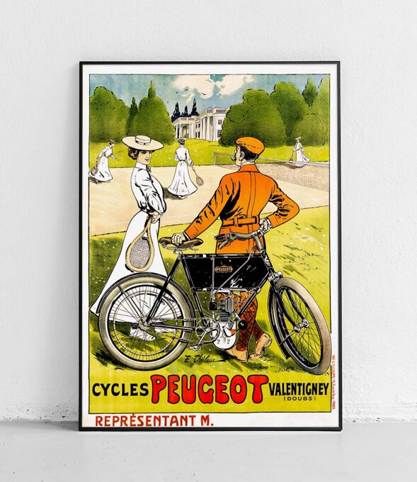 Cycles Peugeot - plakat