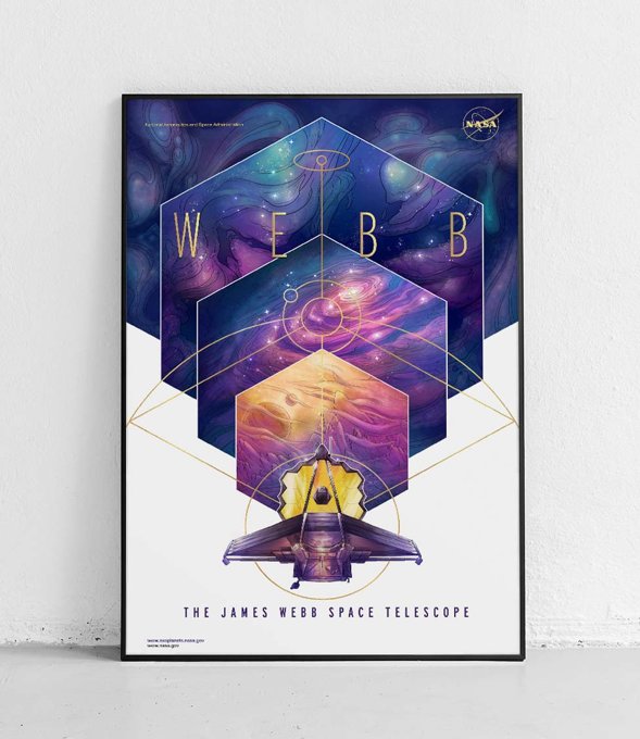 Kosmiczny Teleskop Jamesa Webba - plakat