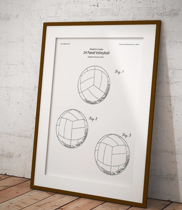 Piłka do siatkówki - plakat