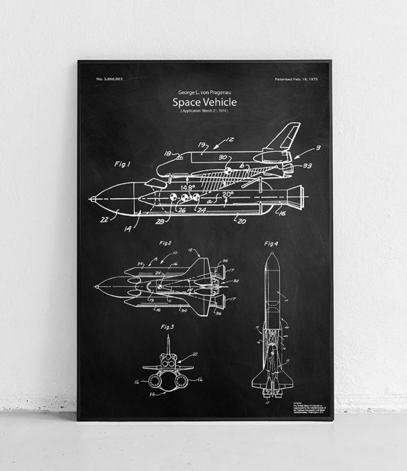 Prom kosmiczny NASA - plakat