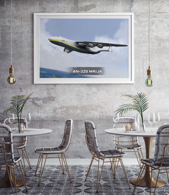 Samolot Antonow An-225 Mrija - plakat