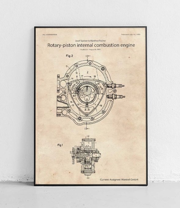 Silnik Wankla - plakat