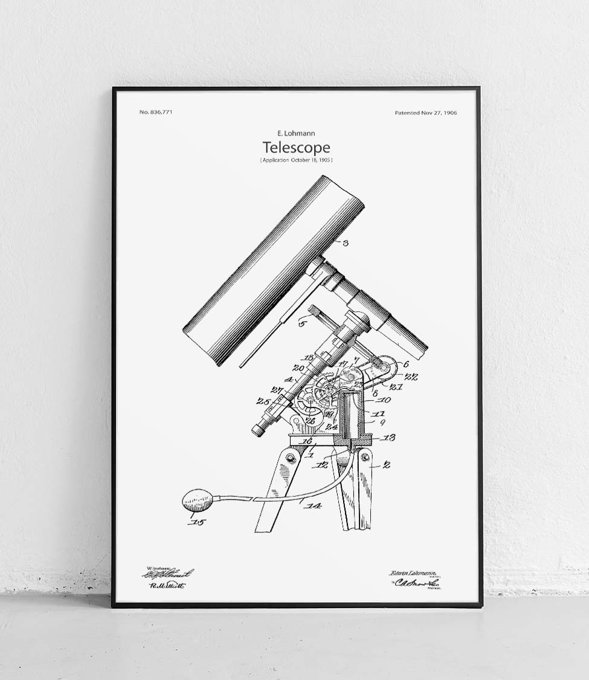 Teleskop- plakat