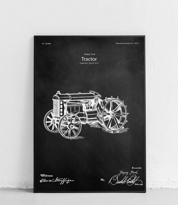 Traktor - plakat