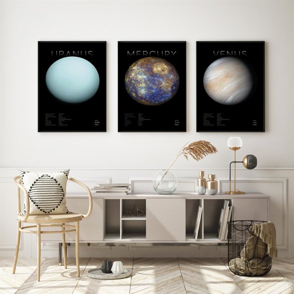 Wenus - Planety Układu Słonecznego v2 - plakat