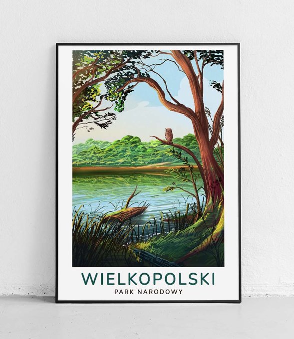 Wielkopolski Park Narodowy - plakat - modern