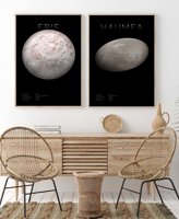Haumea - Planety Układu Słonecznego v2 - plakat