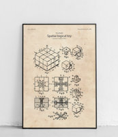 Kostka Rubika - plakat