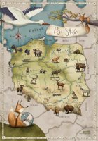Mapa Polski dla dzieci - dla najmłodszych plakat