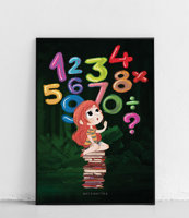 Matematyczka - plakat dla dzieci