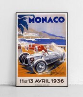 Monaco 1936 - plakat