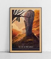 Ojcowski Park Narodowy - plakat - vintage