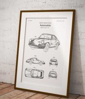 Porsche 911 - plakat