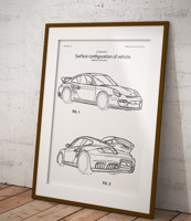 Porsche GT2 - plakat