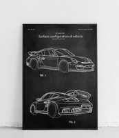 Porsche GT2 - plakat