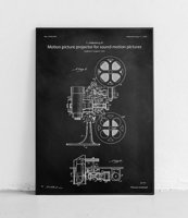 Projektor filmowy - plakat