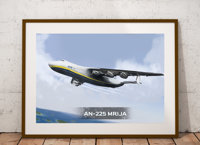 Samolot Antonow An-225 Mrija - plakat