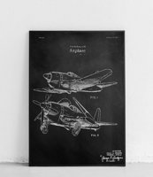 Samolot Curtiss XF14C - plakat