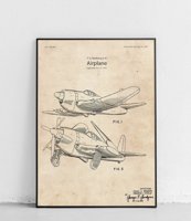 Samolot Curtiss XF14C - plakat