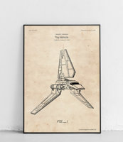 Star Wars Imperial Shuttle - plakat