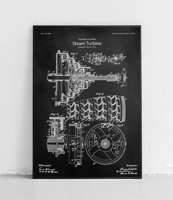 Turbina gazowa - plakat